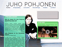 Tablet Screenshot of juhopohjonen.com